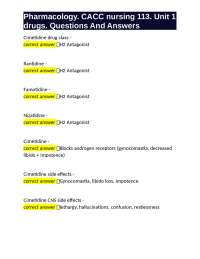 Nursing Actions and Considerations for Cimetidine and Other Gastrointestinal Medications