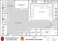 Plano de distribucion de una planta de produccion