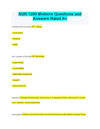 Nursing Fundamentals: Frameworks, Responsibilities, and Professional Development