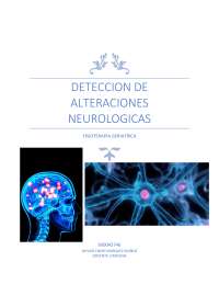 MANUAL CORTO SOBRE DETECCIÓN DE ALTERACIONES NEUROLOGICAS
