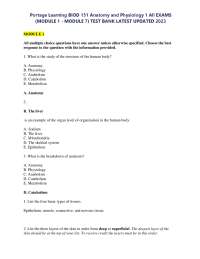 Anatomy and Physiology 1