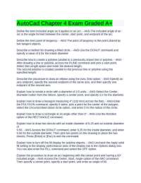 AutoCAD Chapter 4 Exam Graded A+