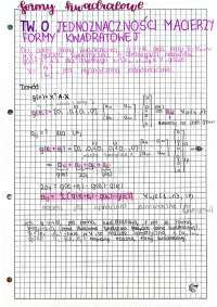 Algebra liniowa z geometrią II egzamin notatki cz.2