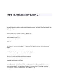 Archaeological Dating Techniques and Concepts