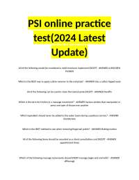 PSI Online Practice Test (2024 Latest Update)