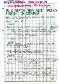 Algebra liniowa z geometrią II egzamin notatki cz.1