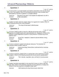 Pharmacology Midterm Exam Review