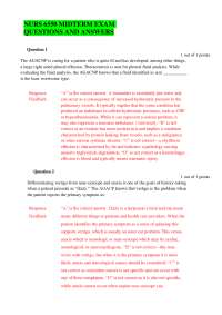 NURS 6550 MIDTERM EXAM QUESTIONS AND ANSWERS