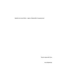 Lógica e Matemática Computacional