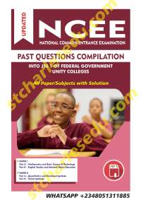 2024 NCEE Common Entrance Past Questions