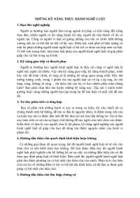 Ky nang thuc hanh nghe luat