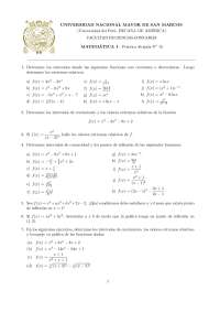Matemática I - Práctica Dirigida No 15: Cálculo Diferencial - Prof. Robert Yamashita
