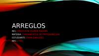 arreglos de programacion
