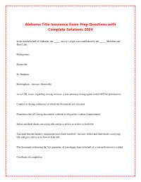 Title Insurance Regulations and Practices