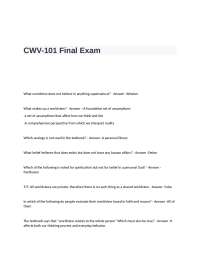 Worldview and Belief Systems: Exploring Fundamental Assumptions