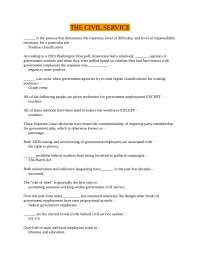The Civil Service: Navigating the Complexities of Government Employment