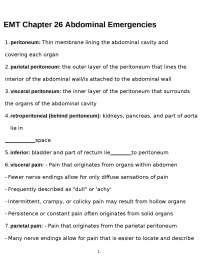 Abdominal Emergencies: Identifying and Managing Acute Conditions