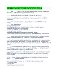 EVOC Guidelines for Jacksonville Fire and Rescue Department