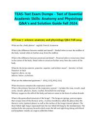 Cardiovascular and Respiratory System Anatomy and Physiology