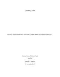 Unveiling Contemporary Realities: A Persuasive Analysis of Marx and Durkheim on Religion