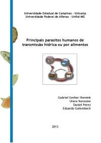 Principais parasitos humanos de transmissão hídrica ou por alimentos