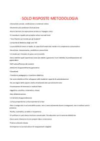 Teorie e modelli di apprendimento nella scuola