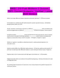 Microbiology and Immunology Concepts