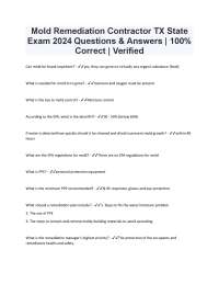 Mold Remediation Protocols and Regulations
