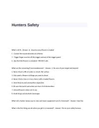 Hunter Safety: A Comprehensive Guide to Firearms and Safe Practices