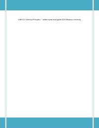 CHEM 217 Chemical Principles I – midterm prep study guide 2024 Athabasca University