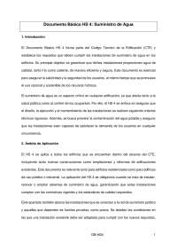RESUMEN DB-HS 4 SUMINISTRO DE AGUA