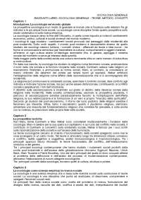 Introduzione alla Sociologia: Cultura, Potere e Interazioni Sociali