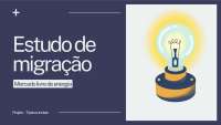 Tópicos iniciais -  Estudo de migração para mercado livre de energia