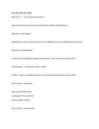 Intro Psyc 2301 Test 1questions and answers 2024