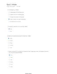 Dynatrace Home Quiz 2