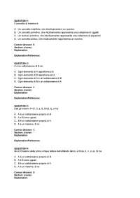 paniere di analisi 1 - AA 24/25 con inedite - Ing Gestionale L9 mercatorum
