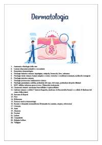 Modulo di Dermatologia - Patologia sistemica e ricostruttiva
