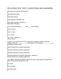 CETa PRACTICE TEST 1 QUESTIONS AND ANSWERS