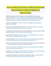 Biomechanics and Exercise Physiology Concepts