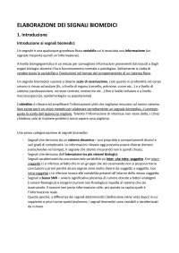 Elaborazione dei segnali biomedici