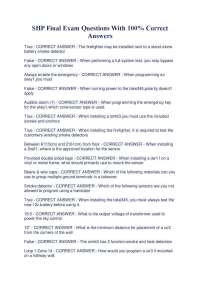 SHP Final Exam Questions and Answers