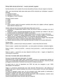 Difesa delle derrate alimentari (modulo parassiti vegetali)