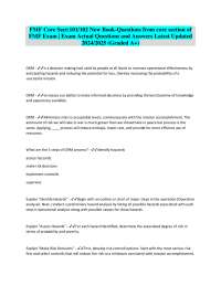 FMF Core Sect:101/102 New Book - Questions from core section of FMF Exam