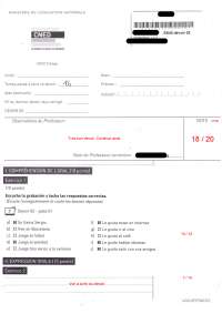 devoirs 4ème espagnol 2