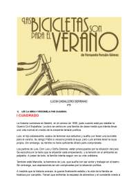 Resumen de todos los capítulos del libro las bicicletas son para el verano