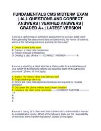 Nursing Procedures and Client Care