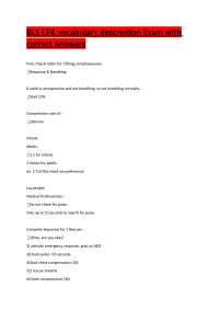 BLS CPR Exam with Correct Answers