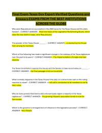 The Evolution of Texas State Government