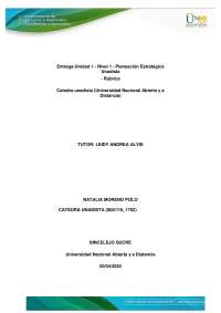 Planeación Estratégica Unadista: Guía para el Éxito Académico
