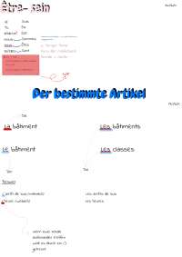 Grammatik in Französisch